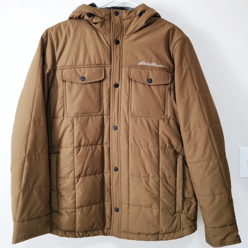 Eddie Bauer Boundary Pass Hooded Snap Jacket